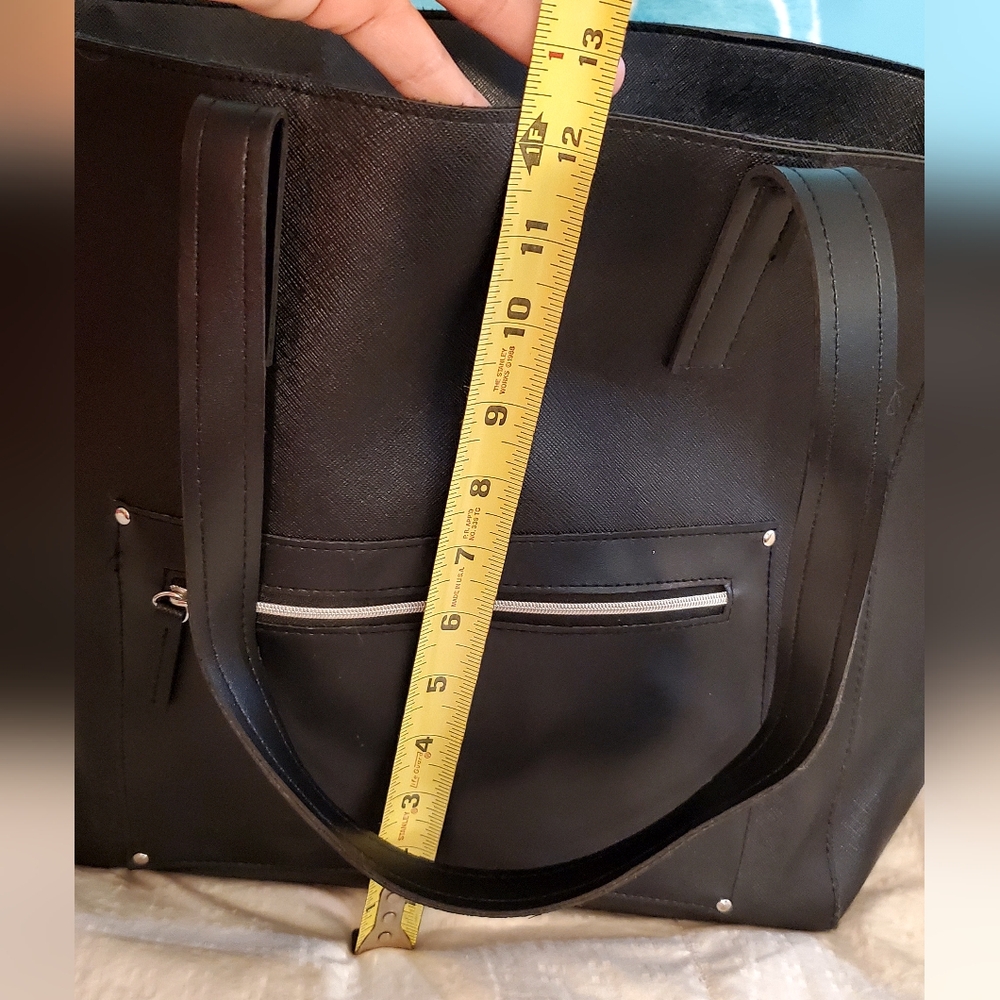 Basic Black Shoulder Bag - image 5